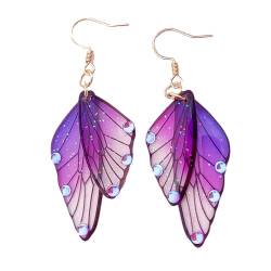 Tytlyworth Schmetterlingsflügel Ohrringe - Schmetterling Ohrringe | Wiederverwendbare Schmetterlings-Feen-Ohrringe für Mädchen und Frauen von Tytlyworth