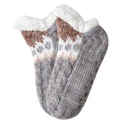 Warme Fuzzy-Socken,Weiche und warme Lammwollsocken mit Anti-Rutsch-Gripper - Damenmode für Wohnzimmer, Schlafzimmer, Esszimmer, Arbeitszimmer, Spielzimmer Tytlyworth von Tytlyworth