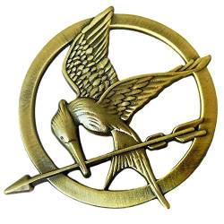 1 x Brosche "The Hunger Games" Katniss Everdeen Cosplay Prop Rep Mockingjay Pin Brosche Abzeichen, Metall von U/D
