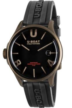 U-Boat Herren Analog Quarz Uhr mit Edelstahl Armband mid-39920 von U-Boat