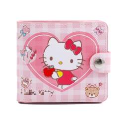 U-CHYTY Cartoon Kitty Geldbörse rosa Cartoon PU Geldbörse mit Kartenfach Kawaii Brieftaschen Kreditkarte für Teenager Mädchen, Wallet-8, Niedlich von U-CHYTY