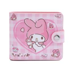 U-CHYTY Cartoon Kitty Geldbörse rosa Cartoon PU Geldbörse mit Kartenfach Kawaii Brieftaschen Kreditkarte für Teenager Mädchen, Wallet-9, Niedlich von U-CHYTY