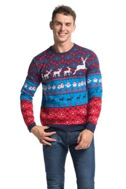 U Look Ugly Today Herren Christmas Jumpers Pullover, Cool Classic Fair Isle, 30 Regular von U LOOK UGLY TODAY