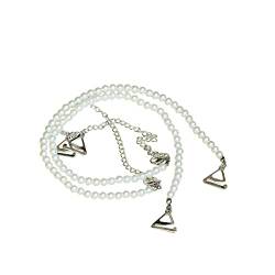 1 Paar Nachahmung Perlen Träger Unterwäsche BH Perle Schulter Zubehör Hochzeit Sling Zubehör 6mm Perle von U-M
