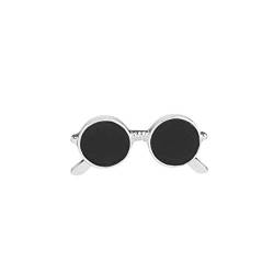 PULABO Vintage Men Black Eyeglasses Brosche Pins Neuheit Sonnenbrille Corsagen Anzug Schal Abzeichen Zubehör Zuverlässige Leistung nützlich von U-M