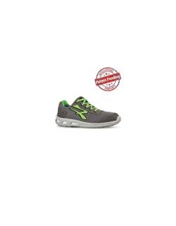 U-Power Red Lion® Summer, Sicherheitsschuhe, bequeme, leichte, pannensichere Unisex-Sneaker, Bastsohle, Infinergy-Einsatz, mit Aluminium-Zehenkappen - Green 43 von U-POWER