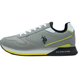 Scarpe U.S. Polo Sneaker Running Nobil 183 ecosuede/Tessuto Grey Uomo US21UP02 42 von U.S. POLO ASSN.