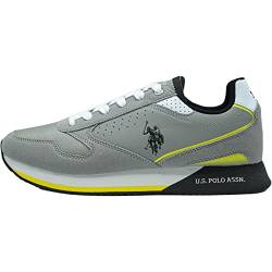 Scarpe U.S. Polo Sneaker Running Nobil 183 ecosuede/Tessuto Grey Uomo US21UP02 43 von U.S. POLO ASSN.