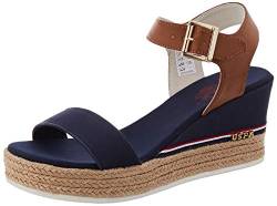 US Polo Association Damen Michela Slingback Sandalen, Mehrfarbig (Dk Bl/Cuo 071), 40 EU von U.S. POLO ASSN.