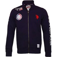 U.S. Polo Assn Sweatjacke Zipper Sweatjacket Full Zip mit Armprint FZ USPA (1-tlg) von U.S. Polo Assn