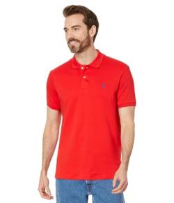 U.S. Polo Assn. Herren Solid Interlock Shirt, Havana Rot, 2X von U.S. Polo Assn.