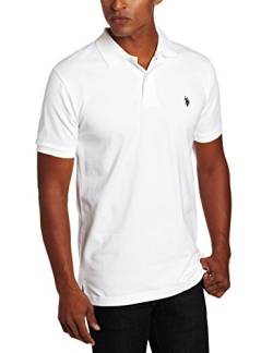 U.S. Polo Assn. Klassisches Poloshirt für Herren, Weiss/opulenter Garten, XX-Large von U.S. Polo Assn.