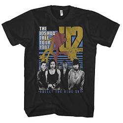 U2 Bullet The Blue Sky - Joshua Tree Tour 1987 T-Shirt schwarz M von U2