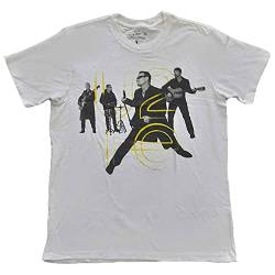 U2 Herren Live Action T-Shirt weiß, Weiß, XL von U2