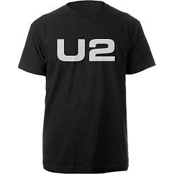 U2 White Logo T-Shirt schwarz L von U2