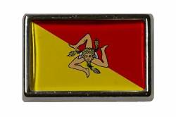 U24 Pin Sizilien Flaggenpin Anstecker Anstecknadel Fahne Flagge von U24