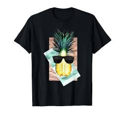 Ananas Sommer Strand heiße Sonne. Geschenk T-Shirt von UAB KIDKIS