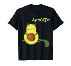 Avocato Lustiges Katzen Avocado Geschenk T-Shirt von UAB KIDKIS