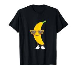 Banane mit Sonnenbrille und roten Wangen Fun T Shirt von UAB KIDKIS