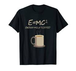 E=MC2 Lustige KaffeeEnergie Wissenschaft Fun T-Shirt von UAB KIDKIS