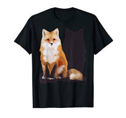 Fuchs mit Schatten Einzigartiges Natur Geschenk T-Shirt von UAB KIDKIS