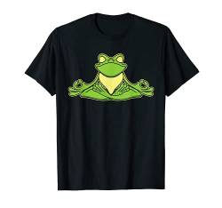 Lustige Frosch Yoga Yogi Namaste Om Meditation Geschenkidee T-Shirt von UAB KIDKIS