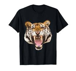 Realistische brüllender Tiger Wildlife Geschenk T Shirt T-Shirt von UAB KIDKIS