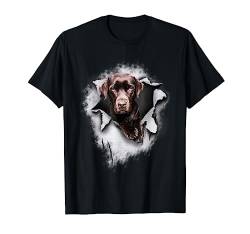 Schöne Labrador Retriever Realistisches Bild T Shirt von UAB KIDKIS