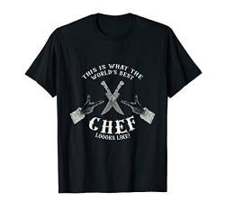 Weltbester Koch sieht so aus! Lustiges Geschenk T-Shirt von UAB KIDKIS