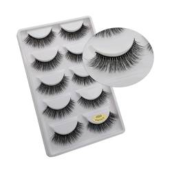 UAMOU 3D Faux Nerz Wimpern Natürliche Lange Weiche Falsche Wimpern Make-Up Wispy Dramatische Flauschige cilios Falsche Wimpern Cheerfully (Color : G501, Size : 10 boxes logo) von UAMOU