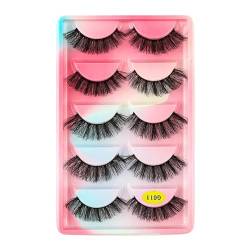 UAMOU Wimpern 10/20/50/100 Boxen Nerz Wimpern 5 Paar natürliche falsche Wimpern dicke flauschige Faux Cils Wimpern in Großpackung G6 Cheerfully (Color : G611CS, Size : 20 boxes) von UAMOU