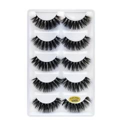 UAMOU Wimpern 10/20/50/100 Boxen natürliche 3D-Nerzwimpern Faux Cils Cilios Flauschige falsche Wimpern dünne dicke Wimpern Cheerfully (Color : G800, Size : 60 boxes) von UAMOU