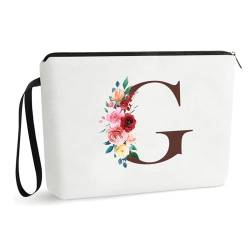 UAREHIBY Make-up-Tasche mit Blume, Pink, G von UAREHIBY