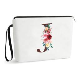 UAREHIBY Make-up-Tasche mit Blume, Pink, J von UAREHIBY