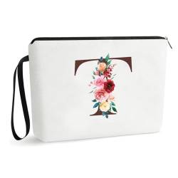 UAREHIBY Make-up-Tasche mit Blume, Pink, T von UAREHIBY