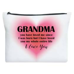 Oma Geschenk von Enkel Enkelin, Weihnachten, Geburtstag, Muttertag Geschenk für Großmutter Oma Dankeschön Geschenk Make-up-Tasche, Oma Wertschätzung Geschenke, I Have Loved You My Whole Entire Life, von UDNADKEX