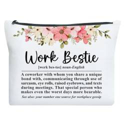 Work Bestie Gift, Christmas, Birthday, Retirement Gift for Best Friend Women Coworker Female Colleagues Going Away Leaving Dewell Gifts Makeup Bag, Your Number One Source for Workplace Gossip, von UDNADKEX