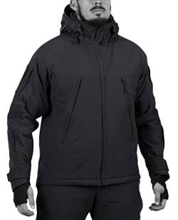 UF Pro® Tactical Winter-Kapuzenjacke Delta OL 4.0" (as3, alpha, 4x_l, regular, regular, Schwarz) von UF Pro