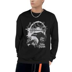 UGANI Arch Hoodie Enemy Metal Band Schwarzes Grafik Sweatshirt für Männer lässiges Pullover-Shirt für Frauen Schwarz 3XL von UGANI