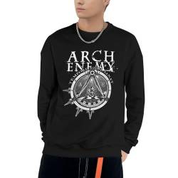 UGANI Arch Hoodie Enemy Metal Band Schwarzes Grafik Sweatshirt für Männer lässiges Pullover-Shirt für Frauen Schwarz L von UGANI