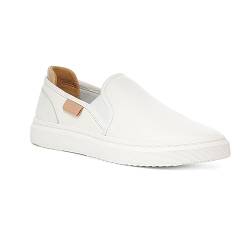 UGG Damen Alameda Slip on Sneaker, Weißes Leder, 40 EU von UGG