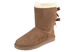 UGG Damen BAILEY BOW II Classic Boot, Chestnut, 43 EU von UGG