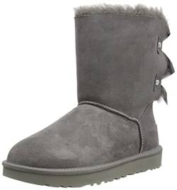 UGG Damen Bailey Bow Evergreen CLASSIC BOOT, Grey, 40 EU von UGG