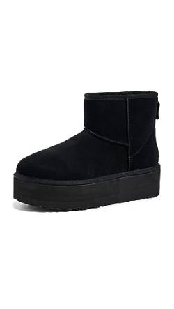 UGG Damen Classic Mini Platform Mode-Stiefel, Black, 43 EU von UGG