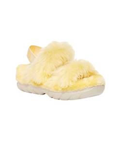 UGG Damen Fluff Sugar Sandale, Yellow, 38 EU von UGG