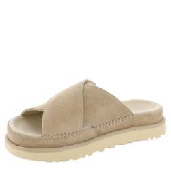 UGG Damen Goldenstar Cross Slide Sandale, Treibholz-Braun, 43 EU von UGG