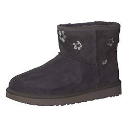 UGG Damen Klassische Mini-Blüte Mode-Stiefel, Nachtfall, 37 EU von UGG