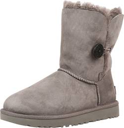 UGG Damen W BAILEY BUTTON II Schneestiefel, Grau, 36 EU von UGG