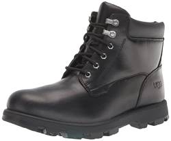 UGG Herren Stenton Boot, Black Leather, 46 EU von UGG