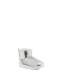 UGG Kids' Classic Mini Mirror Ball Stiefel, Glitter Black, 32.5 EU von UGG